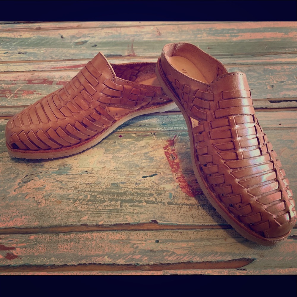 Very Volatile tan Mules